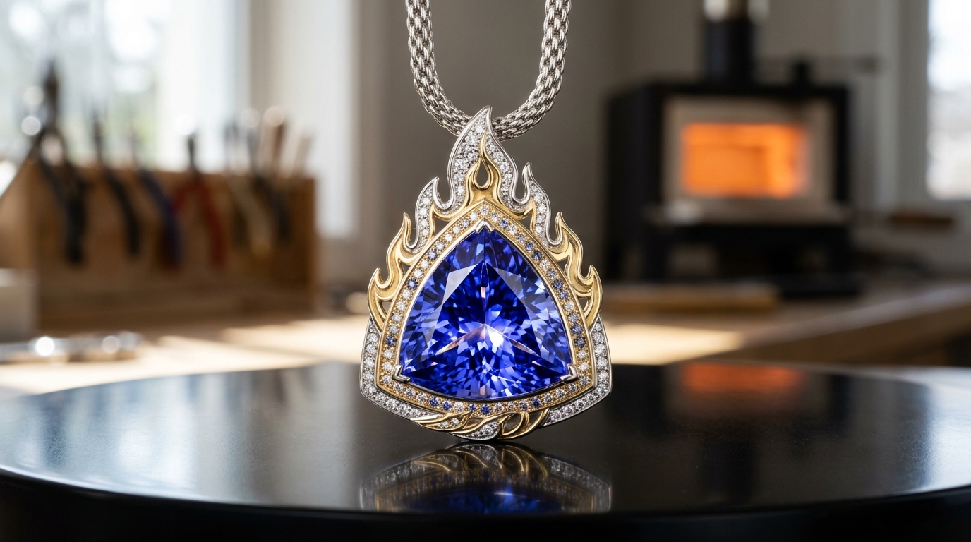 Trillion Fire Pendant